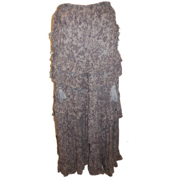 Transformer Dress-Skirt NWT MEDIUM Long Layered Floral Sundress Summer maxi - Picture 4 of 10